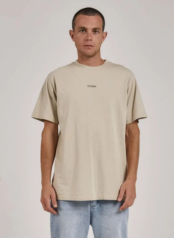 Minimal Thrills Merch Fit Tee - Oatmeal sold by Thrills