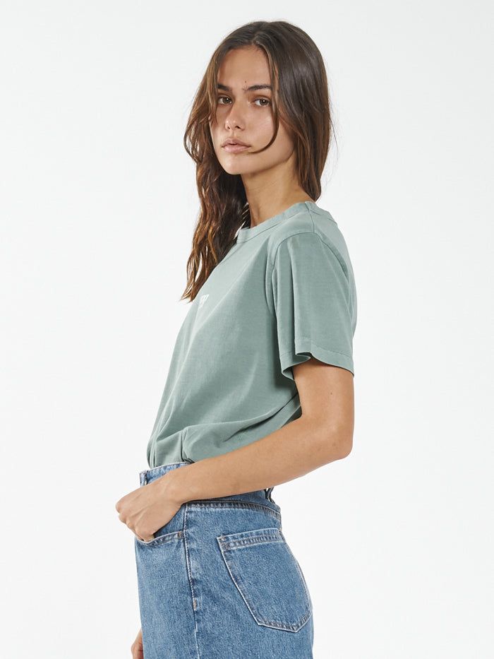 Thrills Stack Relax Fit Tee - Comfrey sold by Thrills product image thumbnail 3