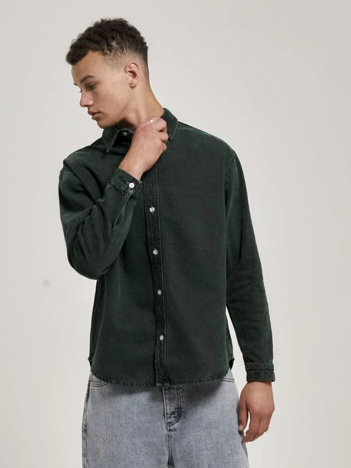 Canyon Long Sleeve Shirt - Spruce Green sold by Thrills product image thumbnail 4