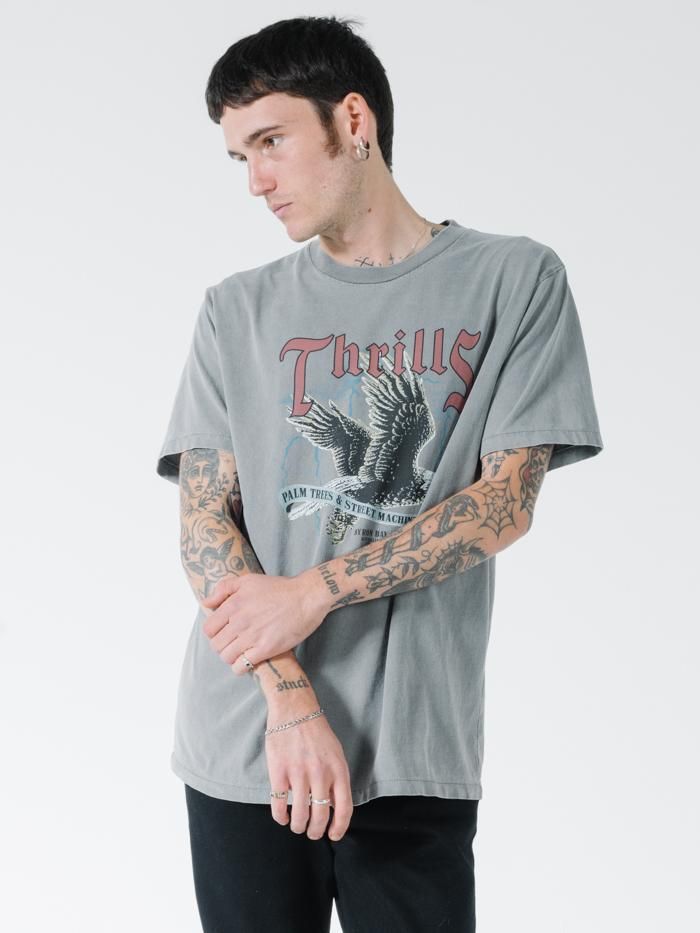 Storm The Castle Merch Fit Tee - Washed Grey sold by Thrills