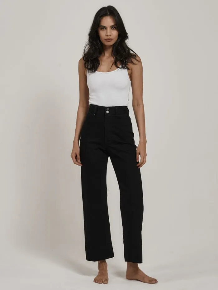 Belle Stretch Jean - Black Rinse sold by Thrills