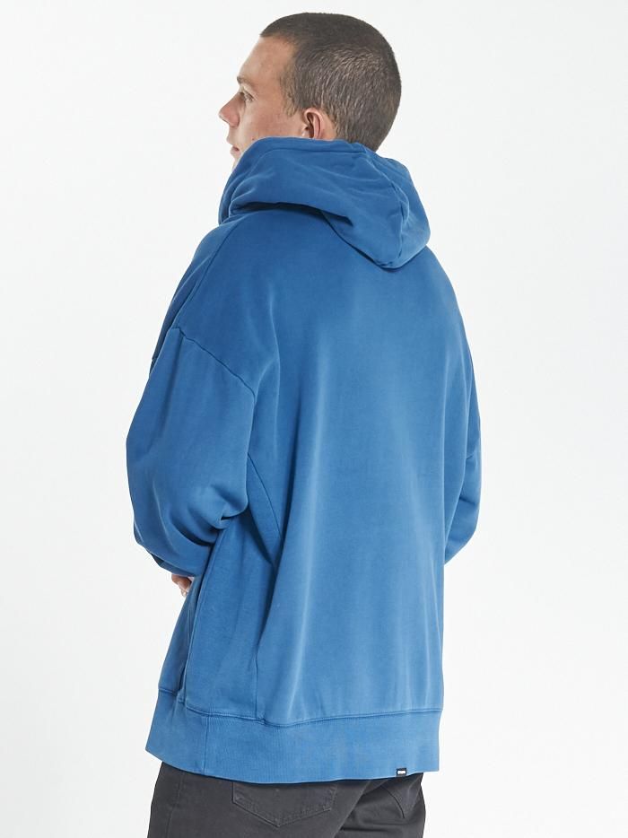 Warped Slouch Pull On Hood - Royal Blue sold by Thrills product image thumbnail 2
