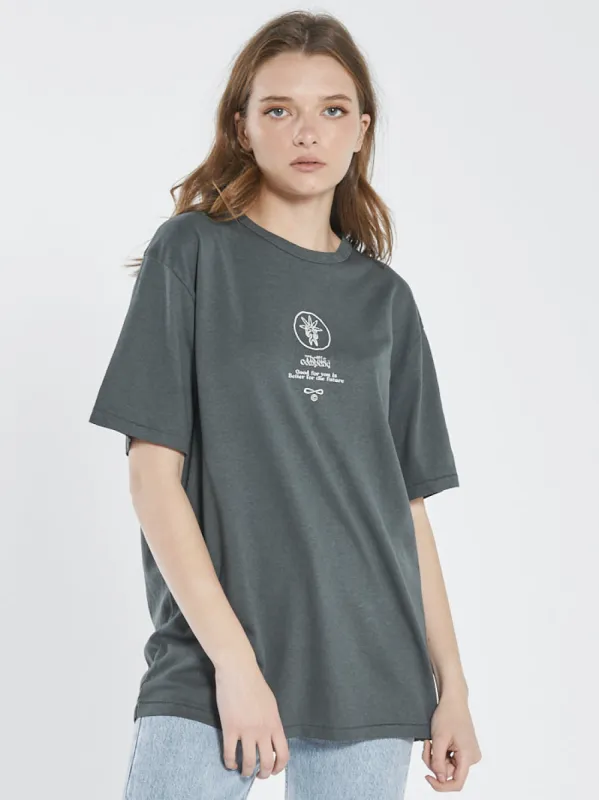 Better Future Hemp Merch Fit Tee - Deep Forest sold by Thrills