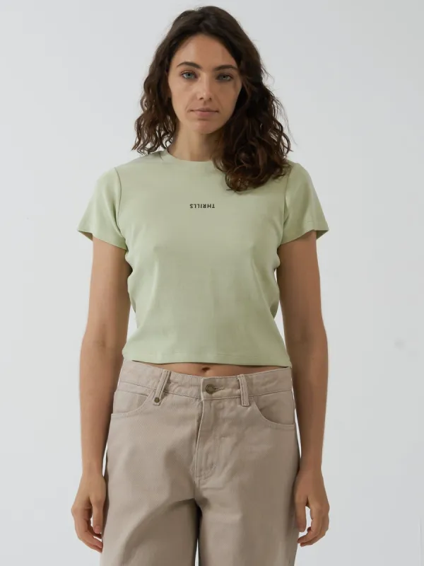 Minimal Thrills Mini Tee - Pistachio sold by Thrills