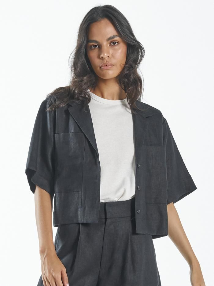 Zoe Top - Black sold by Thrills