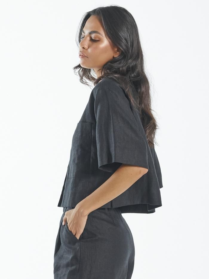 Zoe Top - Black sold by Thrills product image thumbnail 7