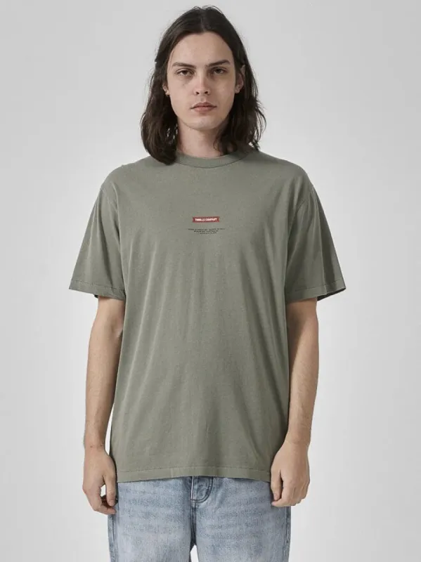 Paradise Brigade Merch Fit Tee  - Army Green sold by Thrills