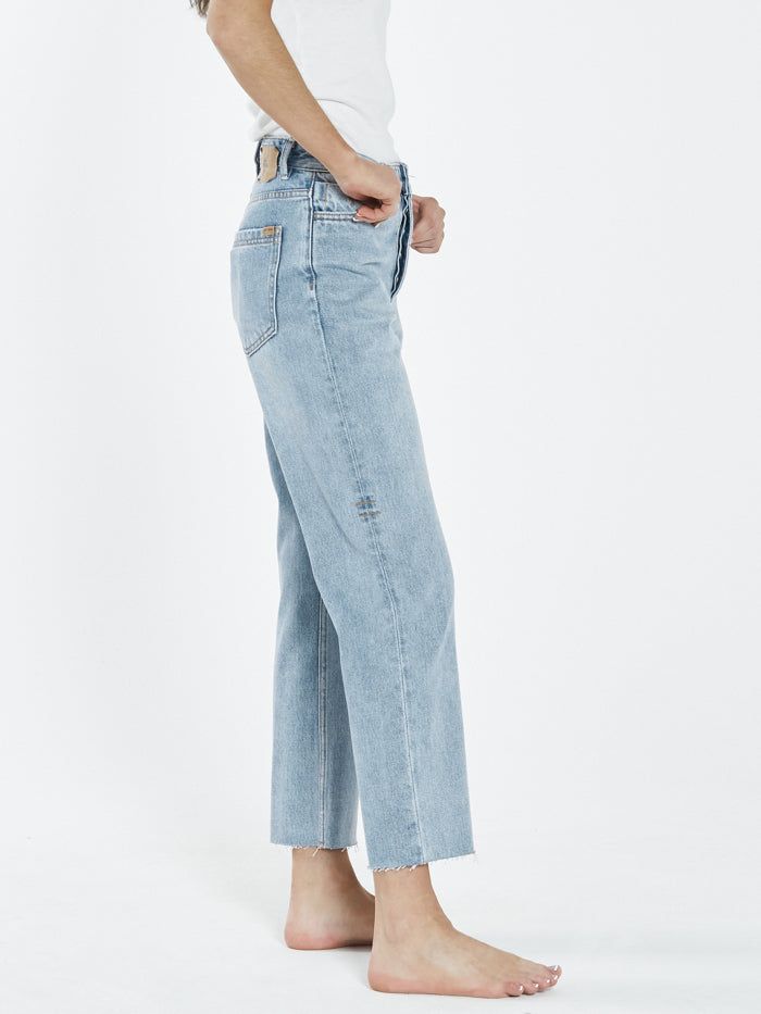 Paige Mid Rise Jean - Dust Blue sold by Thrills product image thumbnail 4