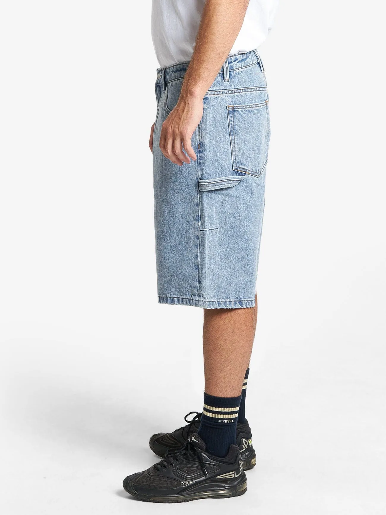 Big Slacker Denim Short - Garage Blue sold by Thrills product image thumbnail 4