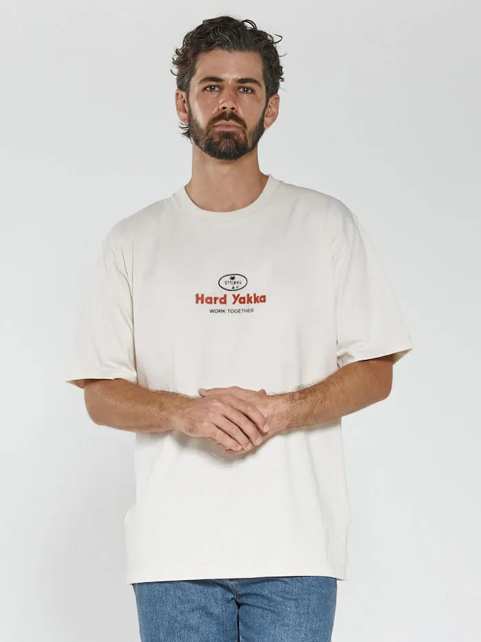 Hard Yakka x Thrills Union Oversize Fit Tee - Unbleached sold by Thrills product image thumbnail 3