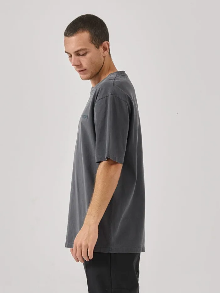 Two Minds Oversize Fit Tee - Dark Charcoal sold by Thrills product image thumbnail 3