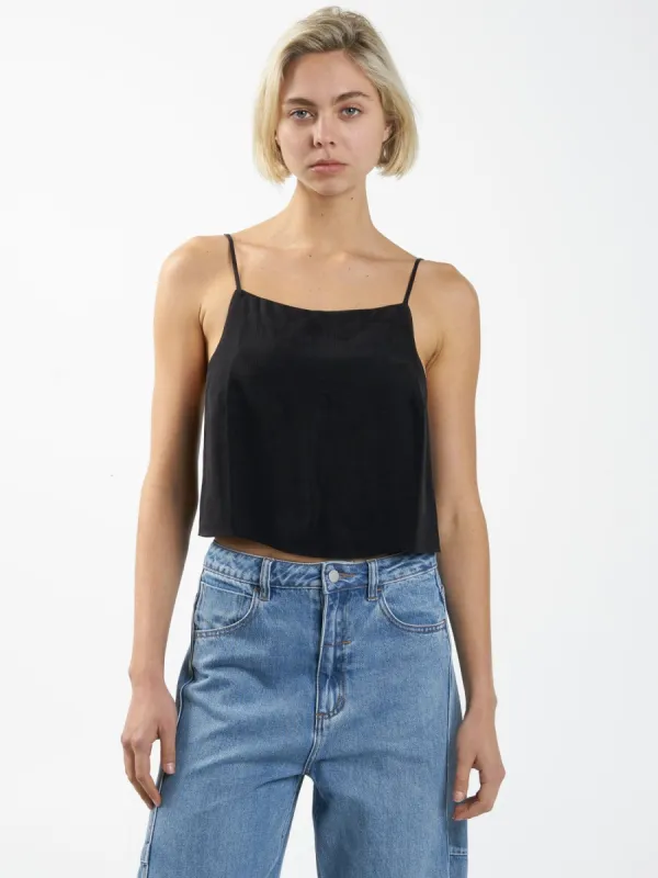 Manhatten Jacquard Camisole  - Antique Black sold by Thrills