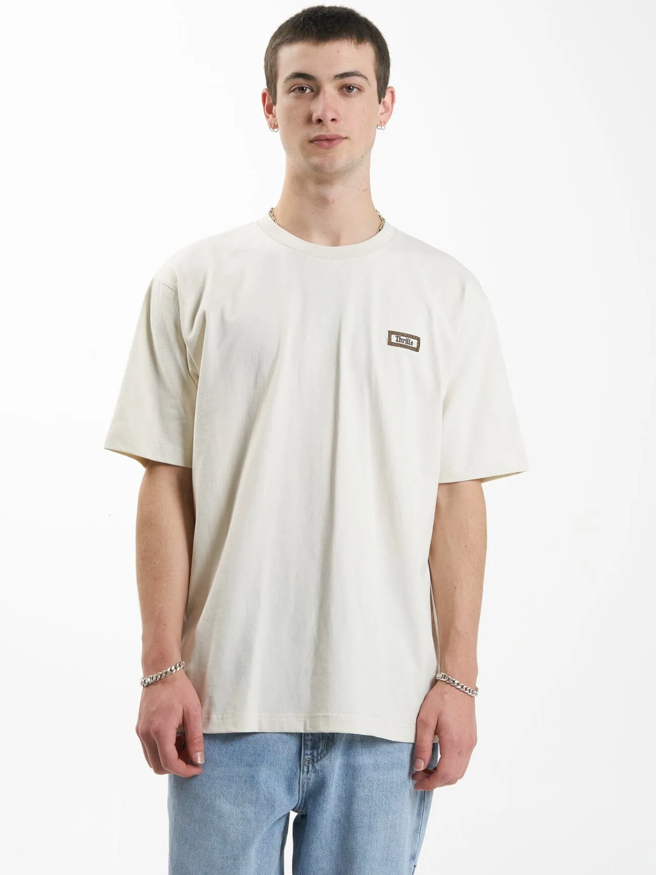 Linked Oversize Fit Tee - Heritage White sold by Thrills