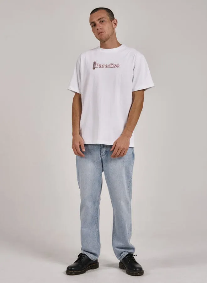 Riding In Paradise Merch Fit Tee - White sold by Thrills product image thumbnail 5