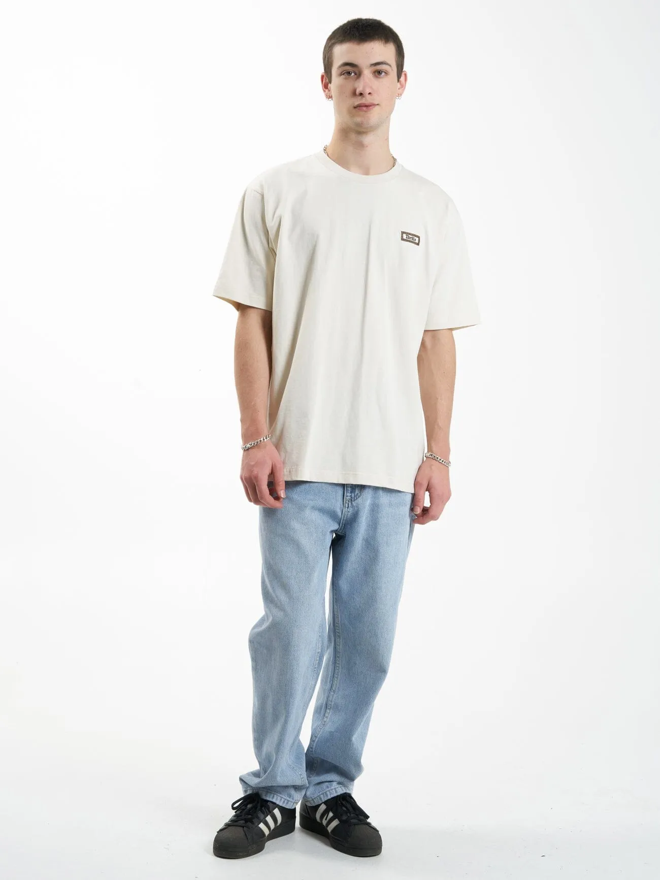 Linked Oversize Fit Tee - Heritage White sold by Thrills product image thumbnail 5
