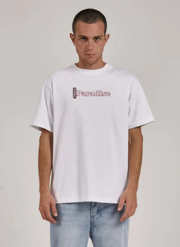 Riding In Paradise Merch Fit Tee - White sold by Thrills