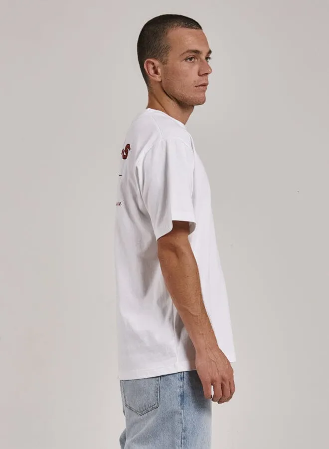 Riding In Paradise Merch Fit Tee - White sold by Thrills product image thumbnail 4