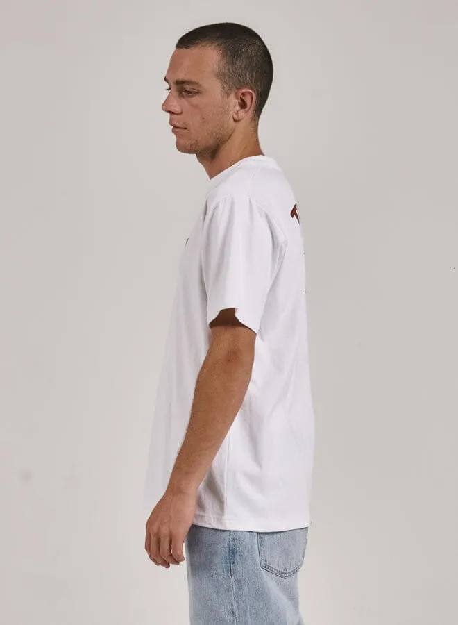 Riding In Paradise Merch Fit Tee - White sold by Thrills product image thumbnail 3
