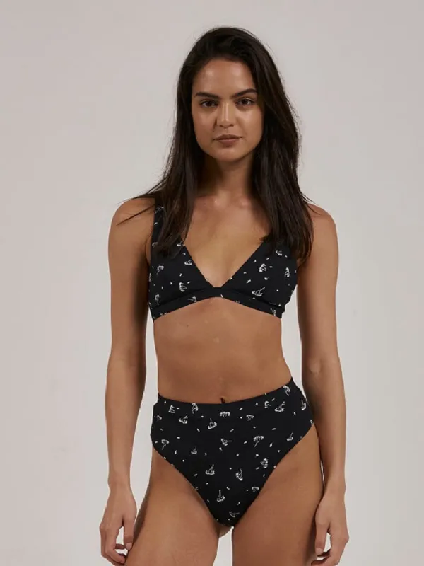 Nightshade 90's High Cut Bikini Bottom - Black sold by Thrills