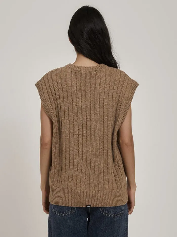 Darcy Knit Vest - Sand sold by Thrills product image thumbnail 2