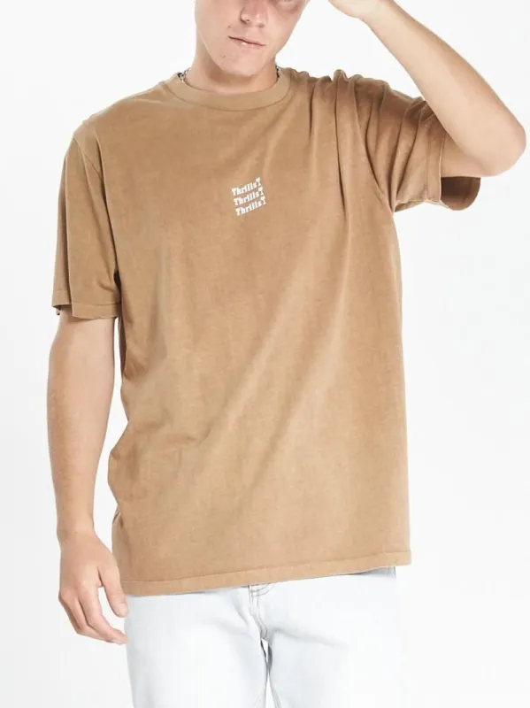 Thrills Unlimited Merch Fit Tee - Tobacco sold by Thrills