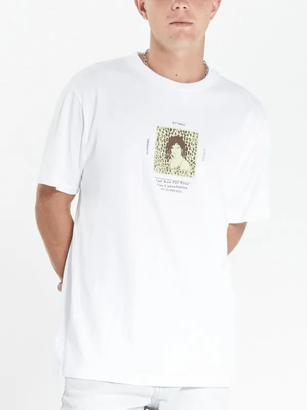 Free Consultation Merch Fit Tee - White sold by Thrills