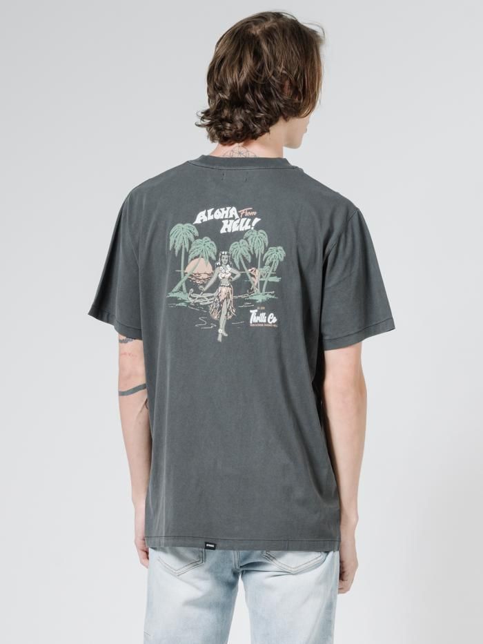 Hula Sinner Merch Fit Pocket Tee - Merch Black sold by Thrills product image thumbnail 2