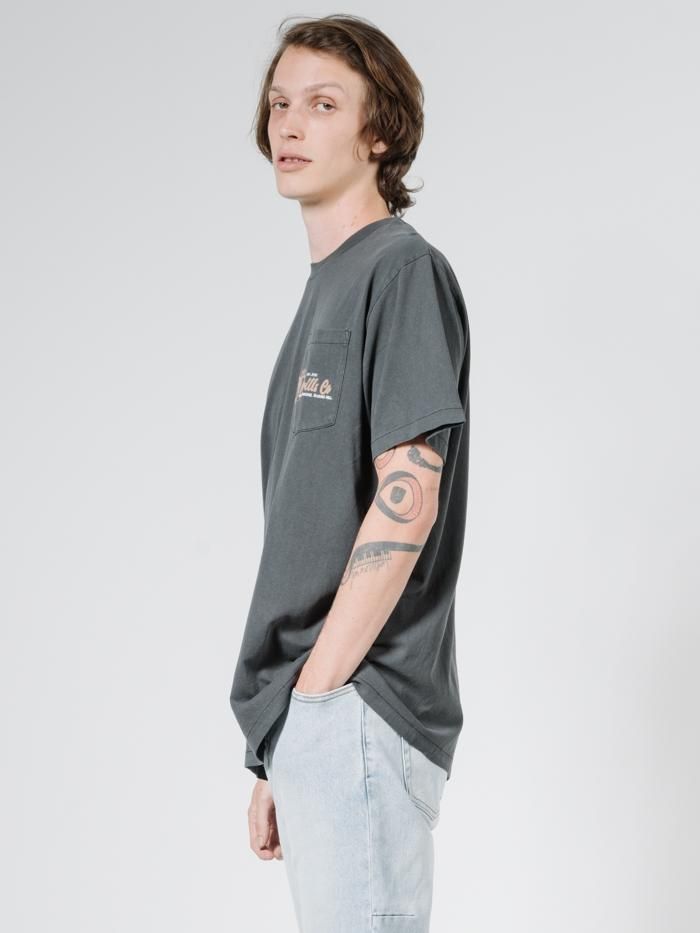 Hula Sinner Merch Fit Pocket Tee - Merch Black sold by Thrills product image thumbnail 3