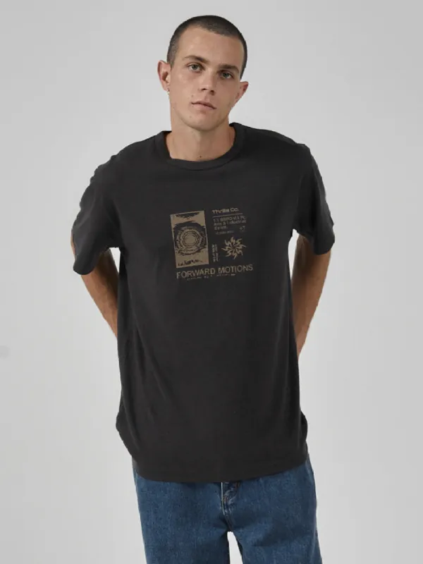 Hemp Forward Motions Merch Fit Tee - Dark Charcoal sold by Thrills
