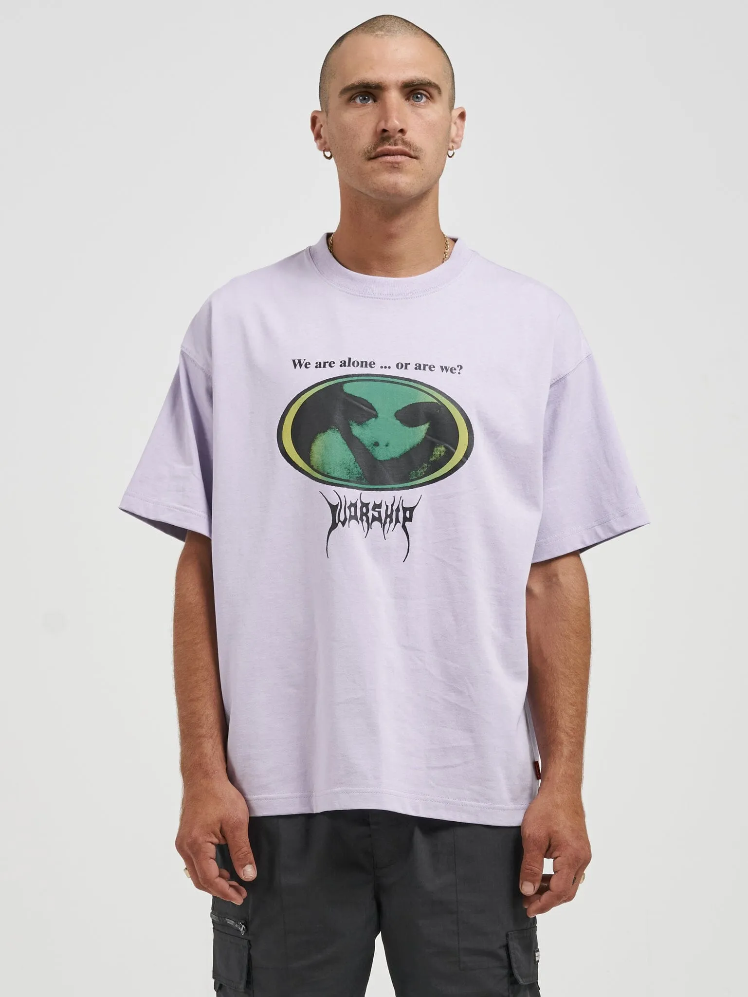 Zorg Oversize Tee - Lavender sold by Thrills