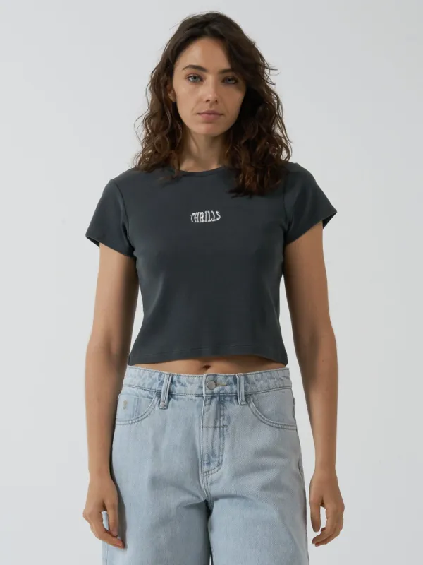 Fisheye Mini Tee - Merch Black sold by Thrills