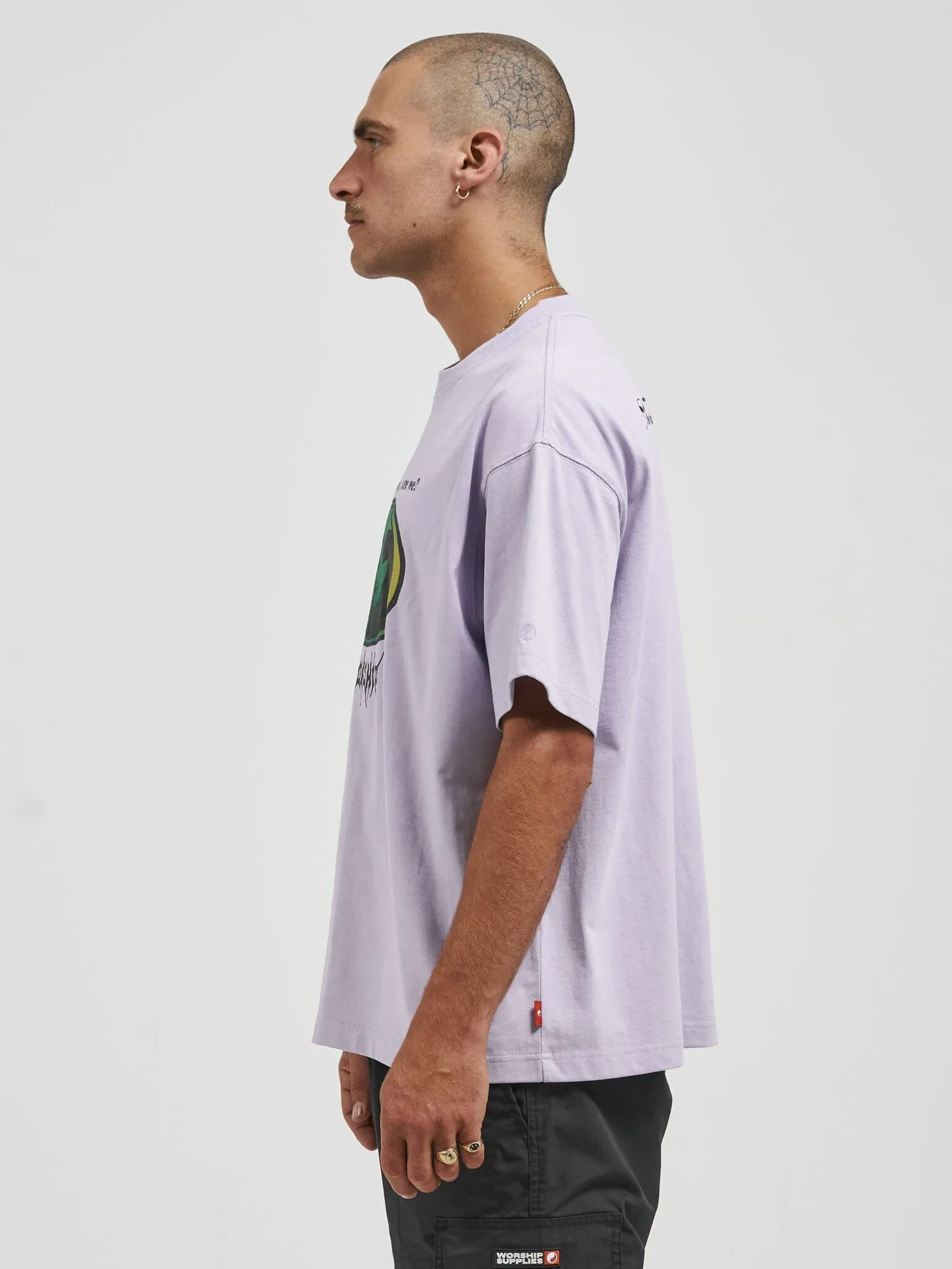 Zorg Oversize Tee - Lavender sold by Thrills product image thumbnail 3