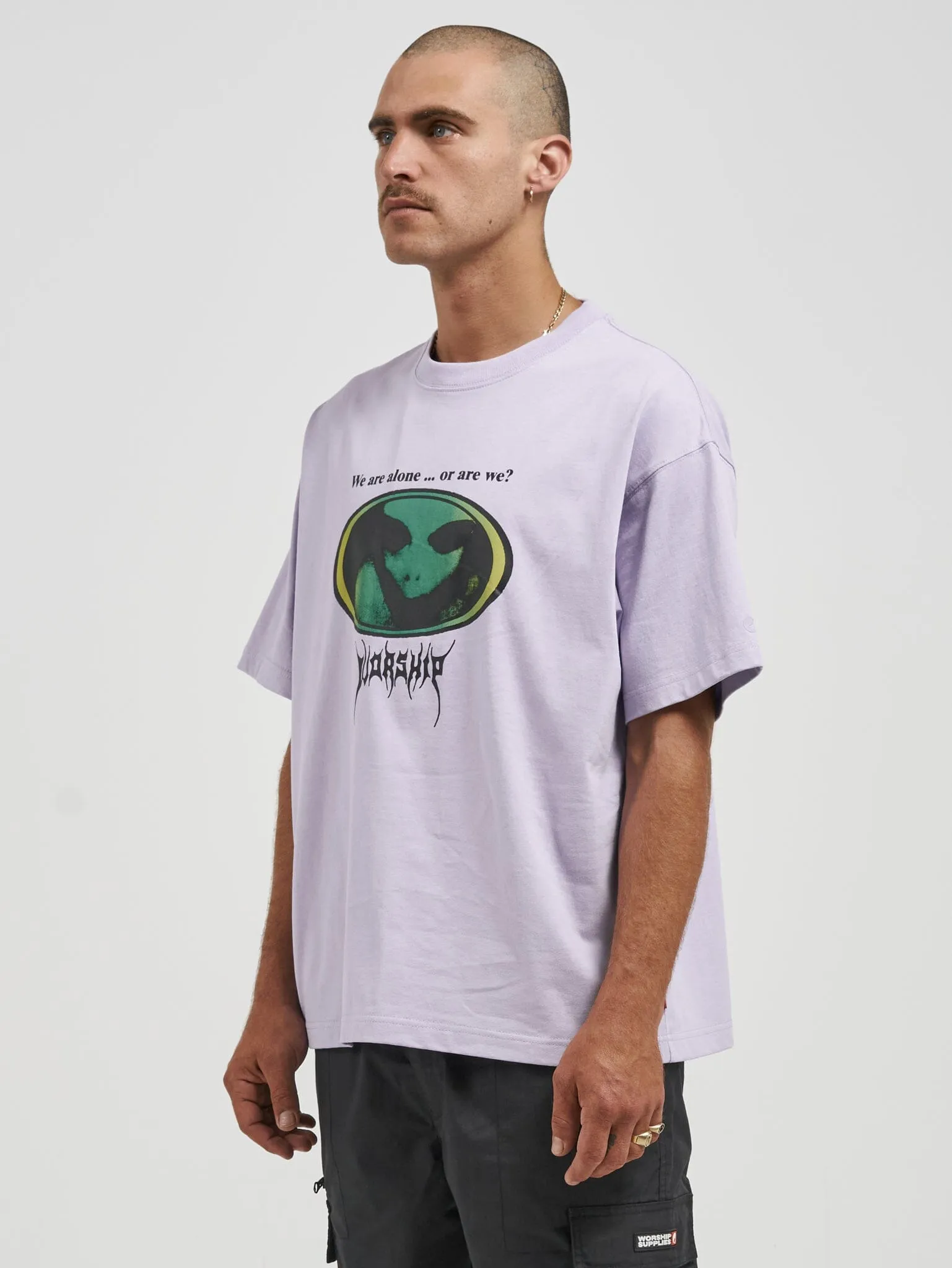 Zorg Oversize Tee - Lavender sold by Thrills product image thumbnail 2