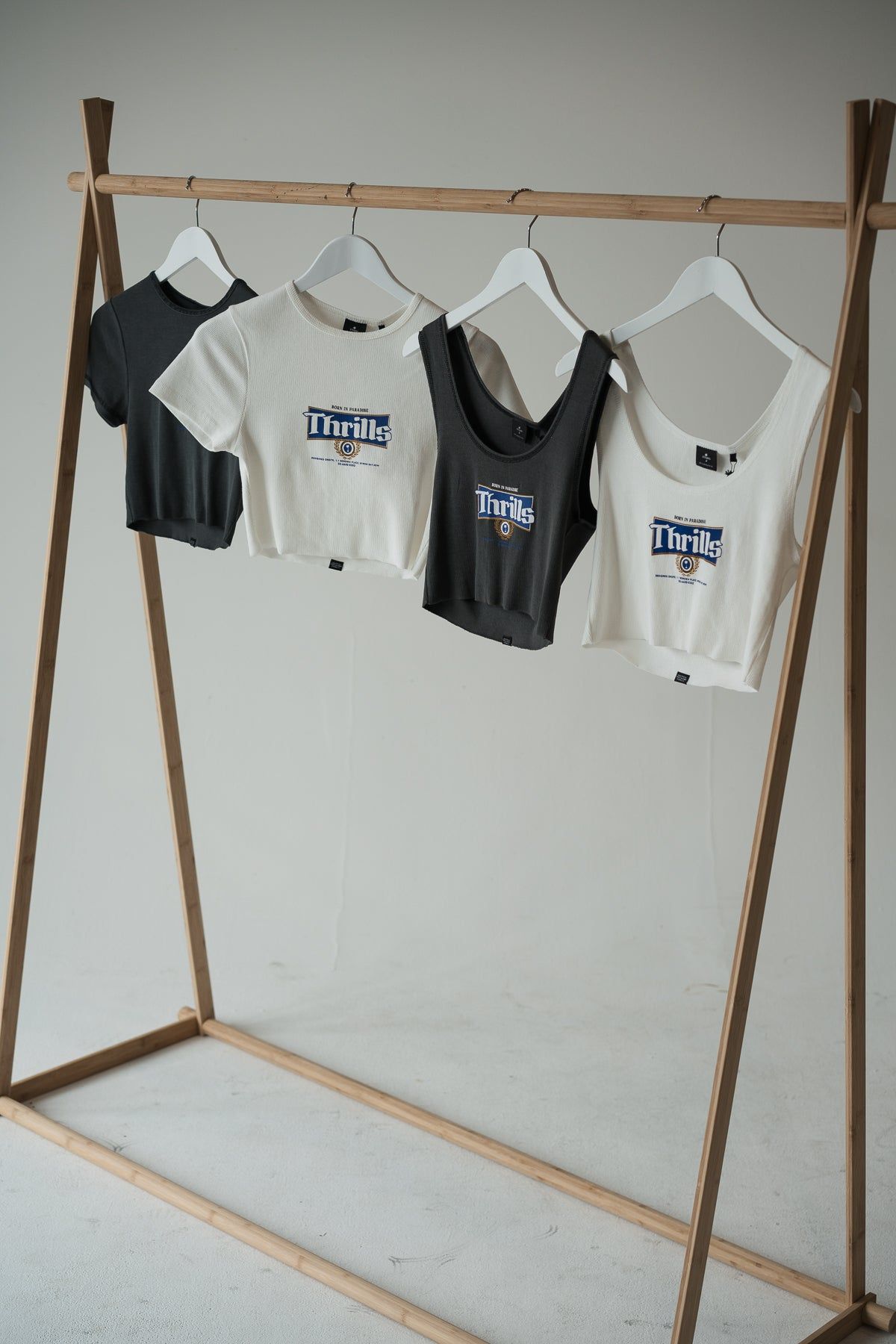 King Of Thrills Baby Crop Tee - Merch Black sold by Thrills product image thumbnail 6