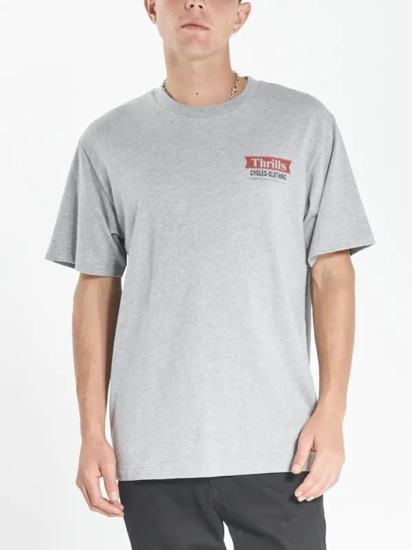 Banner Merch Fit Tee - Grey Marle sold by Thrills