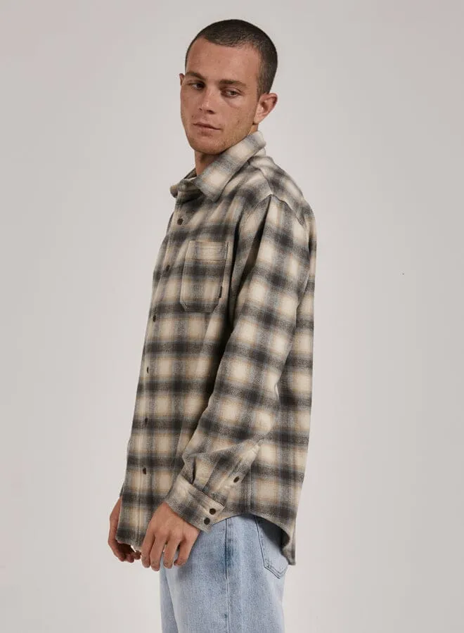 Barrio Flannel Shirt - Tarmac sold by Thrills product image thumbnail 3