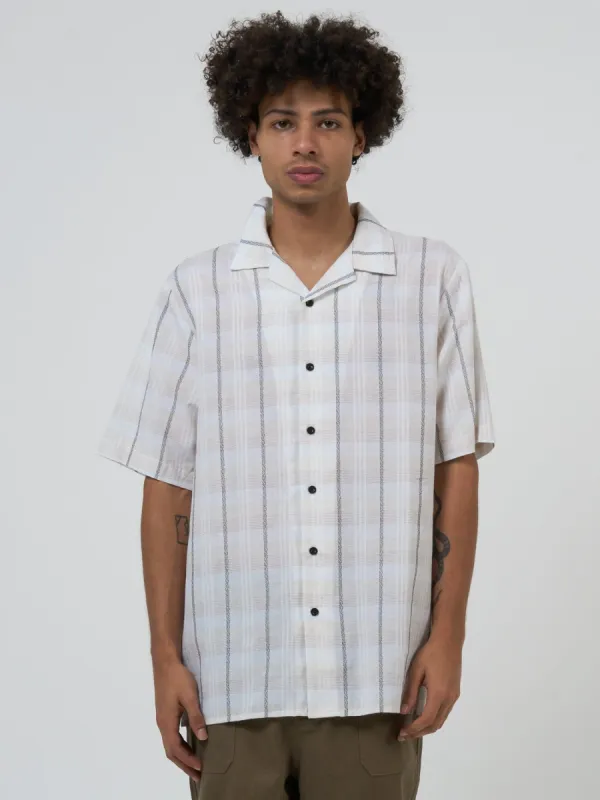 Spirit Portal Bowling Shirt - Dirty White sold by Thrills