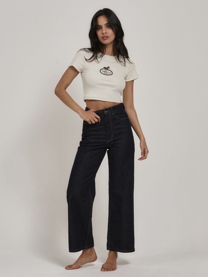 Chariot Oval Baby Tee - Heritage White sold by Thrills product image thumbnail 4