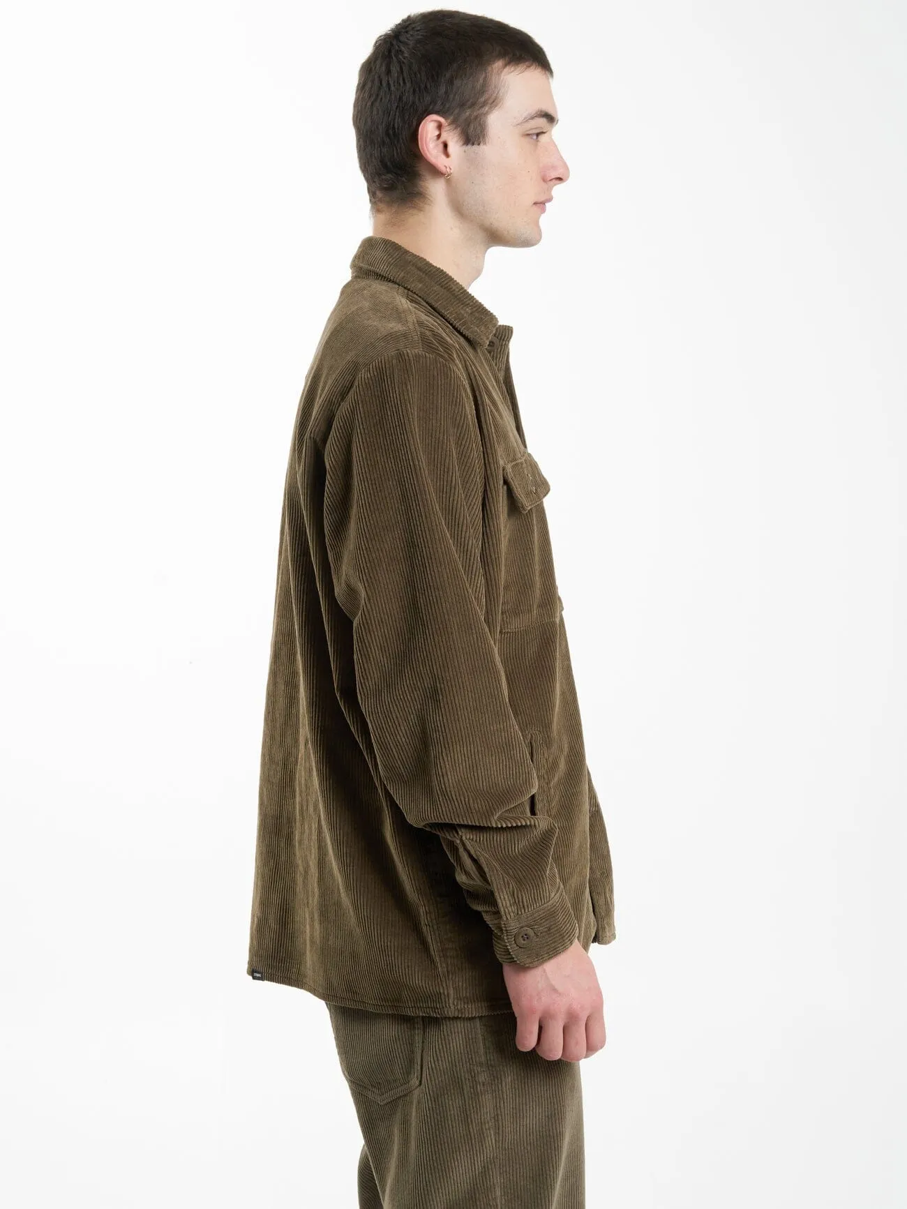 Thrills Labour Overshirt - Desert sold by Thrills product image thumbnail 4