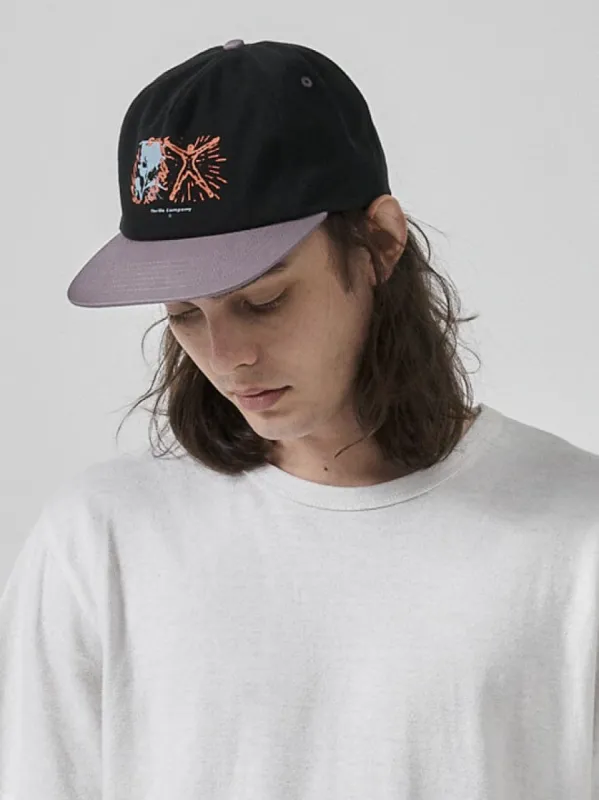 Energy 5 Panel Cap - Black sold by Thrills