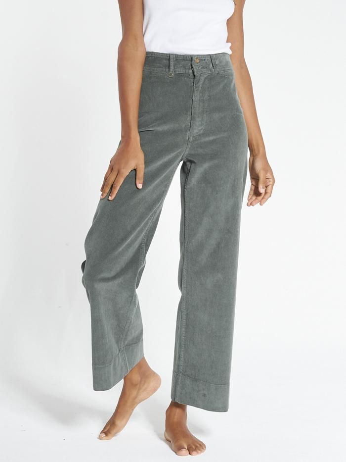 Belle Cord Pant - Lume Green sold by Thrills product image thumbnail 4