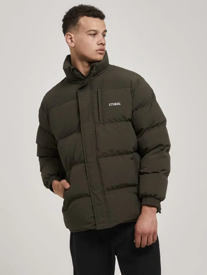 Thrills Union Puff Jacket - Tarmac sold by Thrills product image thumbnail 5