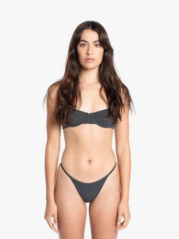 Nano Micro Bikini Bottom - Dark Charcoal sold by Thrills