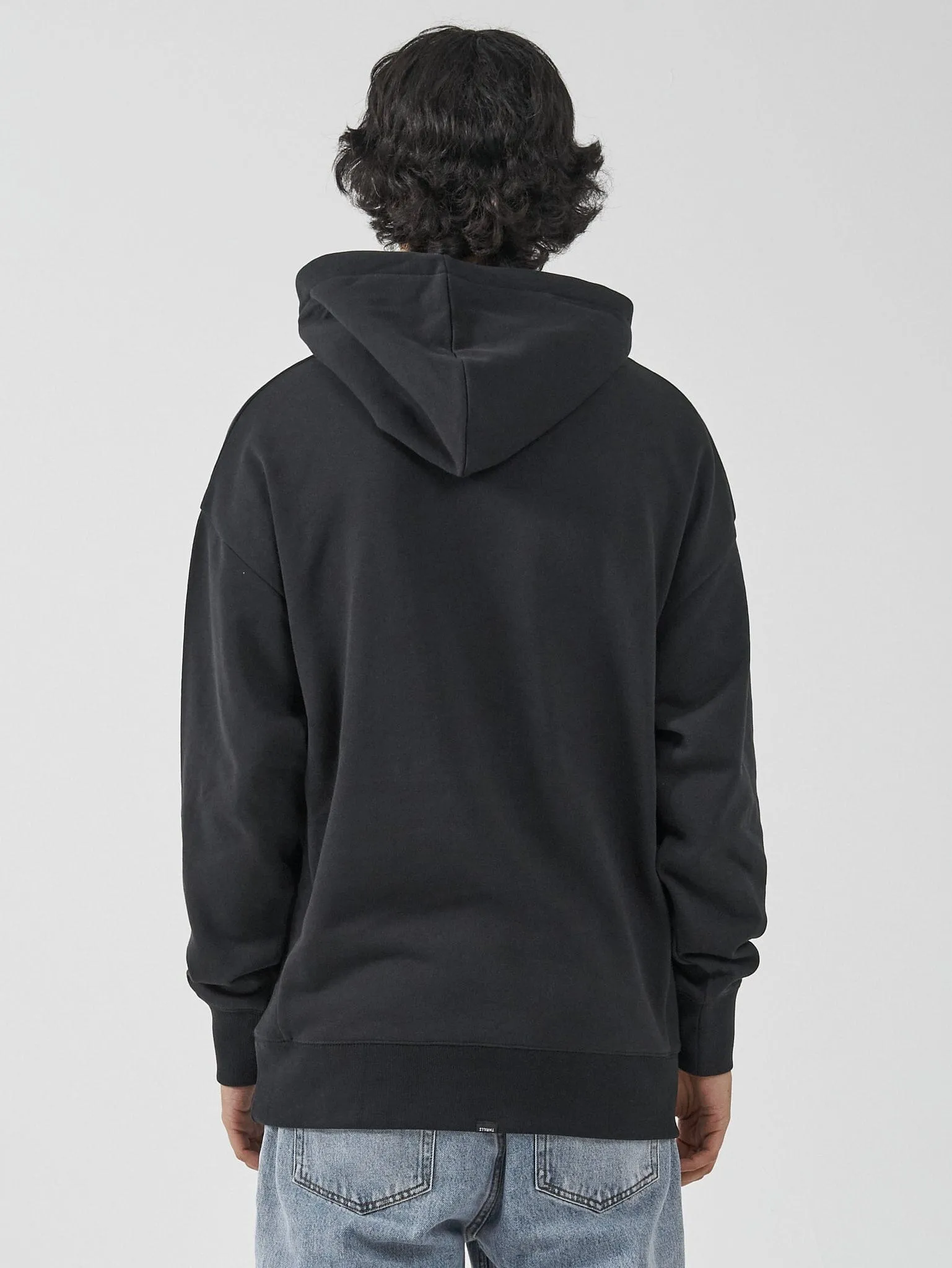 Minimal Thrills Slouch Pull On Hood - Washed Black sold by Thrills product image thumbnail 2