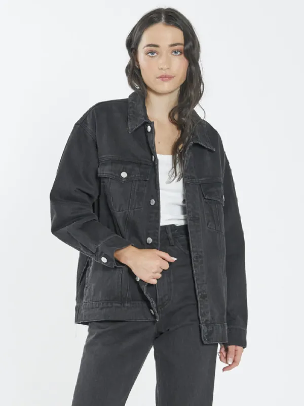 Madi Jacket - Aged Black sold by Thrills