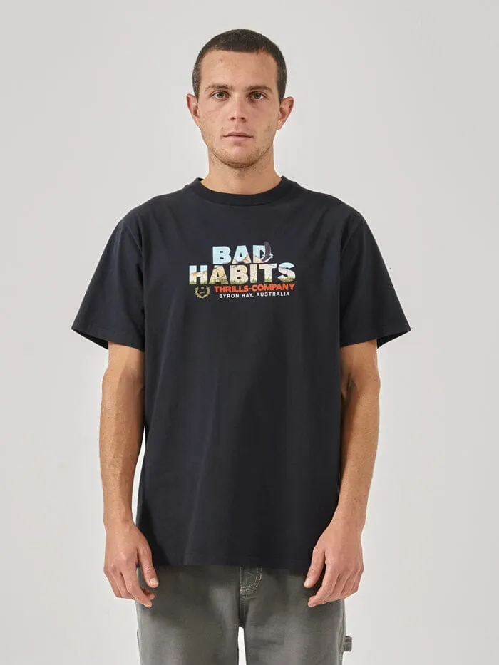 Royal Habits Merch Fit Tee - Twilight Black sold by Thrills