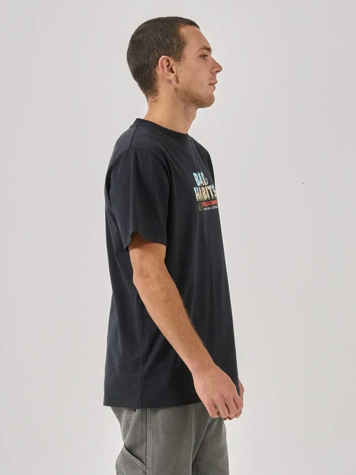 Royal Habits Merch Fit Tee - Twilight Black sold by Thrills product image thumbnail 4