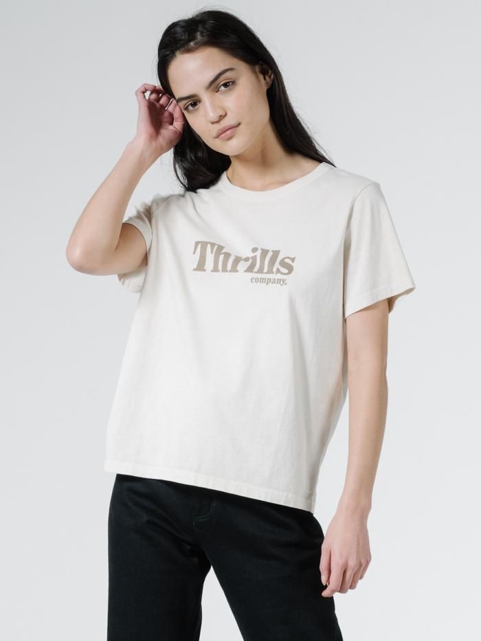 Ops Relax Fit Tee - Heritage White sold by Thrills product image thumbnail 4