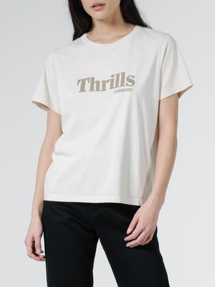 Ops Relax Fit Tee - Heritage White sold by Thrills product image thumbnail 3