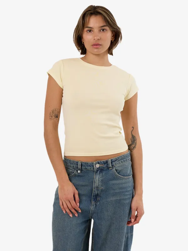 Minimal Thrills Club Tee - Butter sold by Thrills